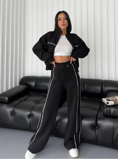 Long Sleeve Cardigan & Trousers Set
