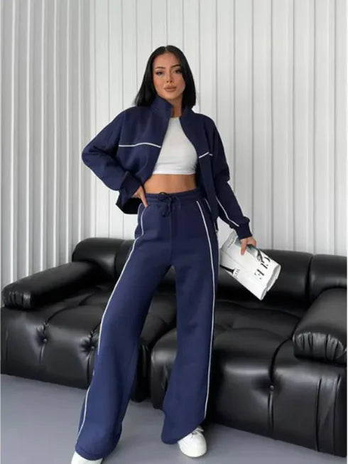 Long Sleeve Cardigan & Trousers Set