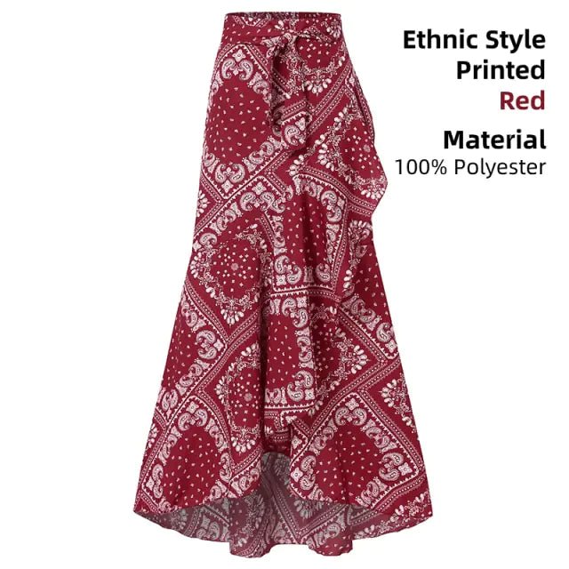 Ladies Casual Loose Ruffles Skirt - Canadian902Shop