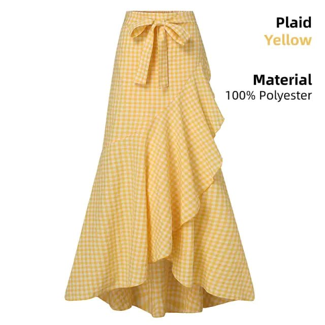 Ladies Casual Loose Ruffles Skirt - Canadian902Shop