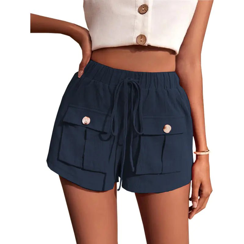 Women's Summer Loose Cargo Shorts with Pockets - Canadian902Shop