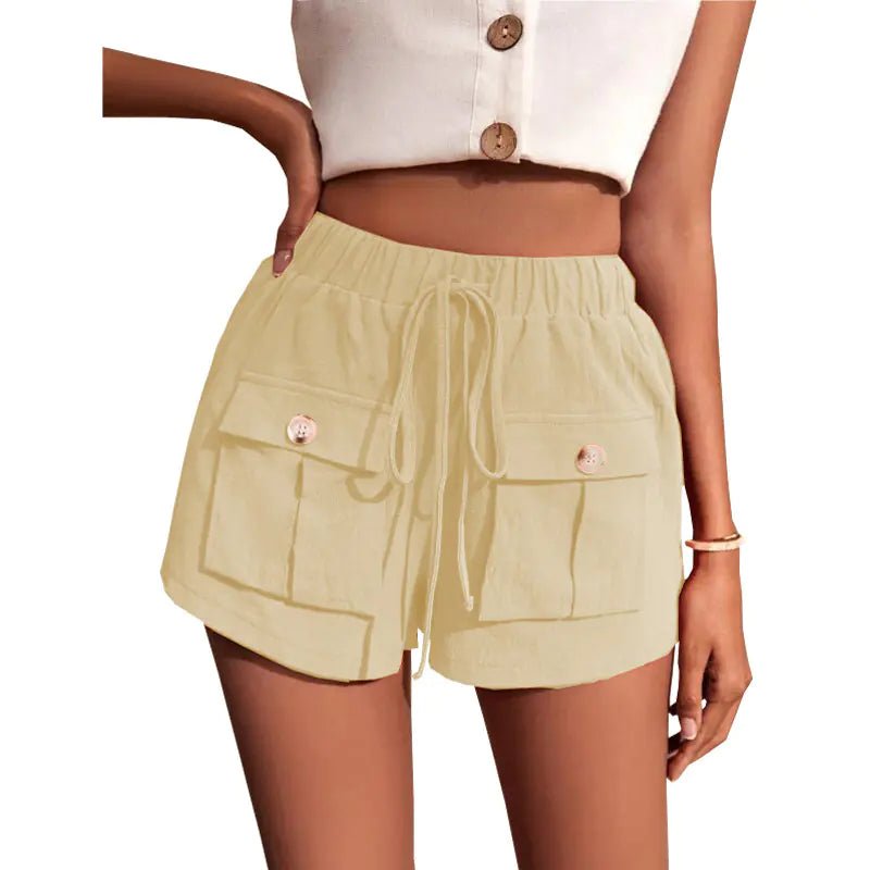Women's Summer Loose Cargo Shorts with Pockets - Canadian902Shop