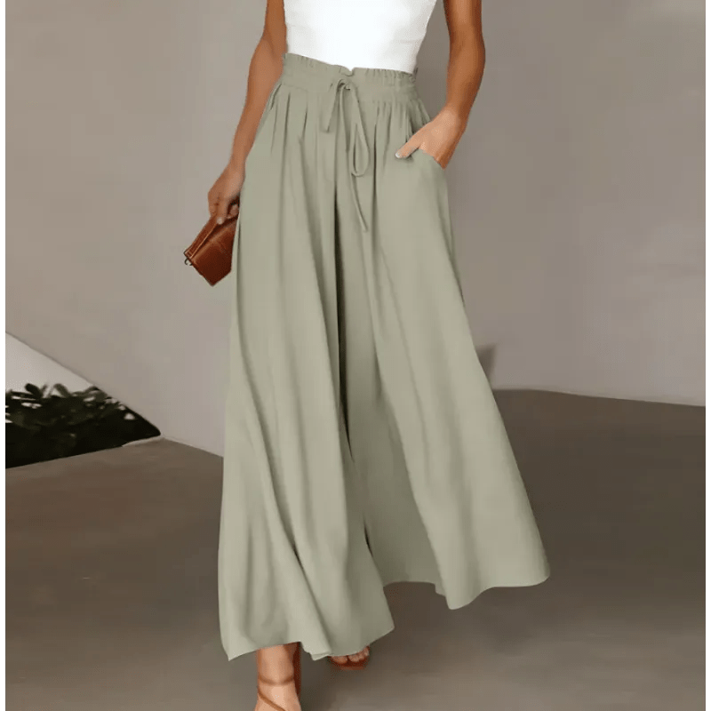 Women's Wide - Leg High - Waist Dress Pants - Canadian902Shop