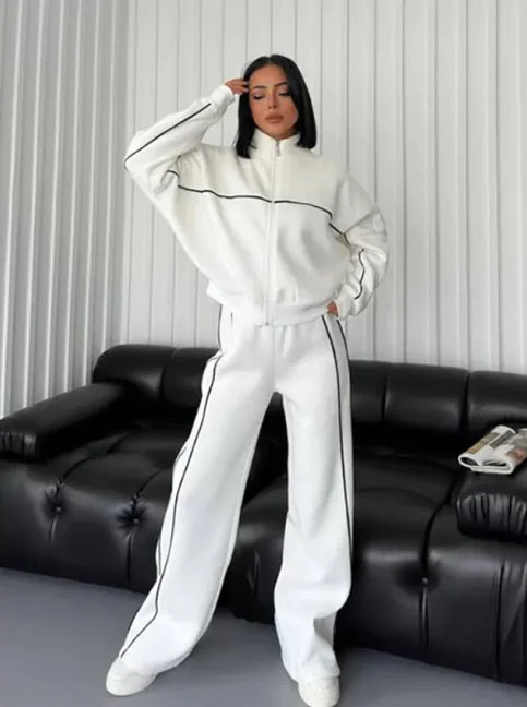 Long Sleeve Cardigan & Trousers Set
