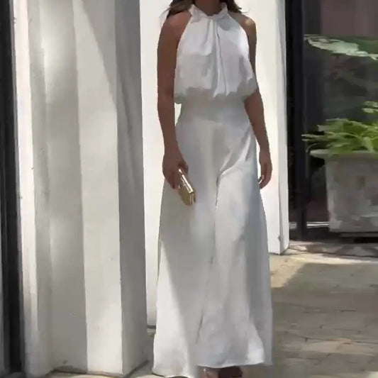 Summer New Solid Color Top and Pants Set