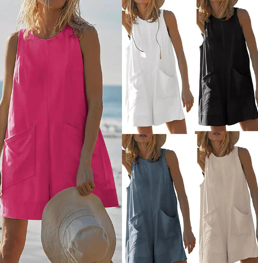 Kayla Sleeveless Outdoor Romper