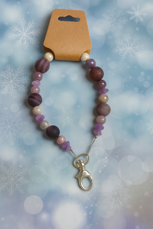 Purple/Violet Phone Charm/Strap