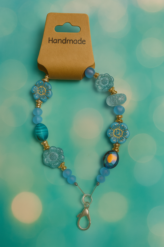 Blue Phone Charm/Strap