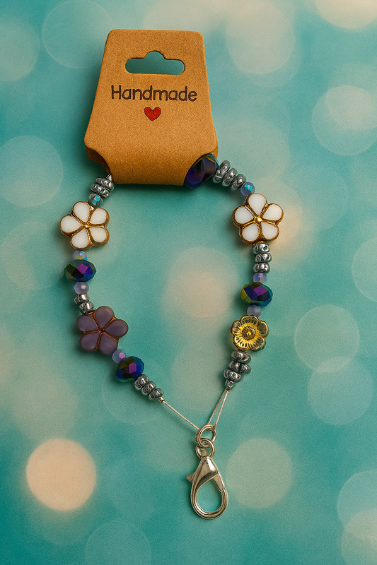 Multi Flower Phone Charm