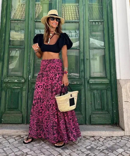 Casual All Match Boho Skirt - Canadian902Shop
