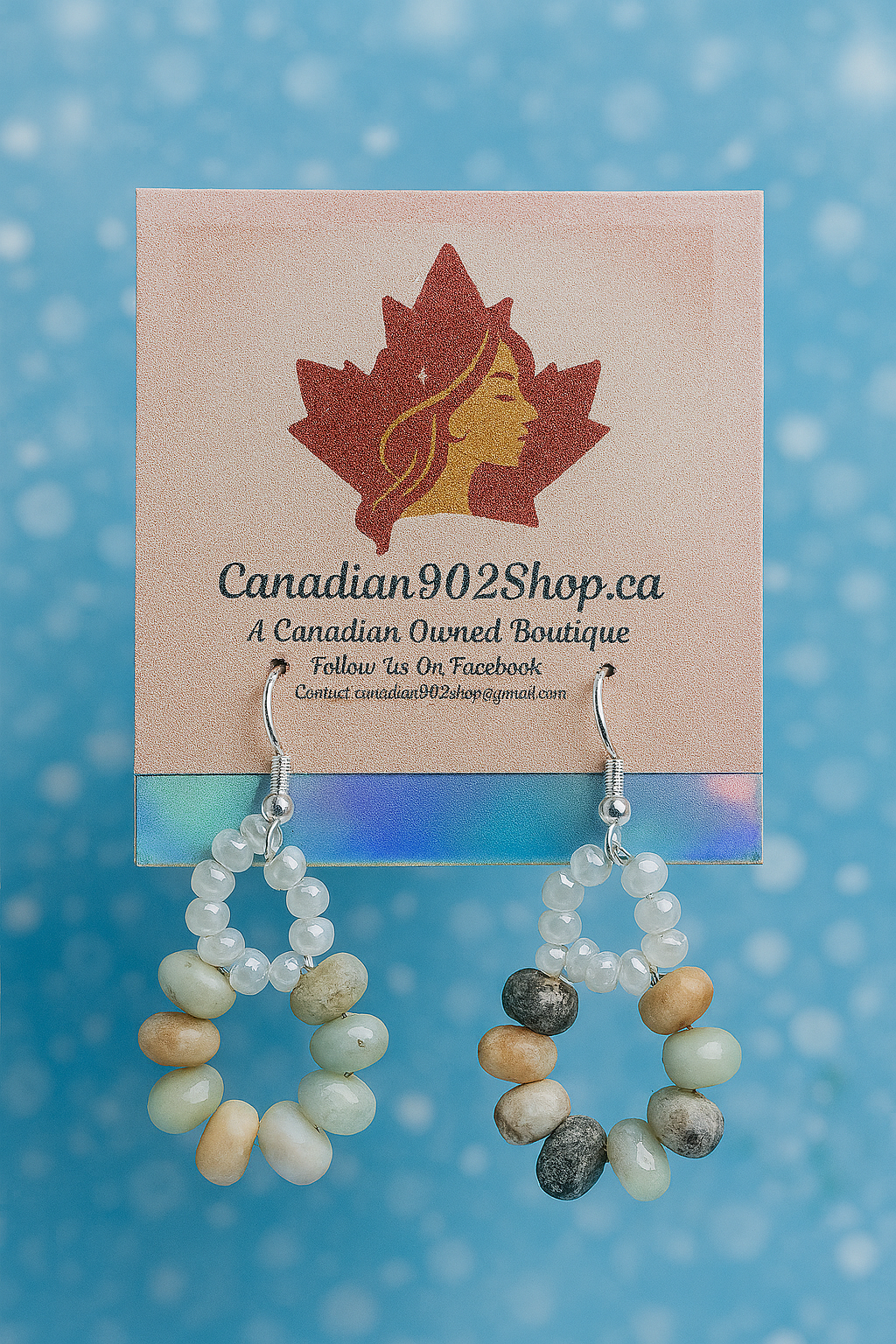 Natural Beachy Pearl Earrings
