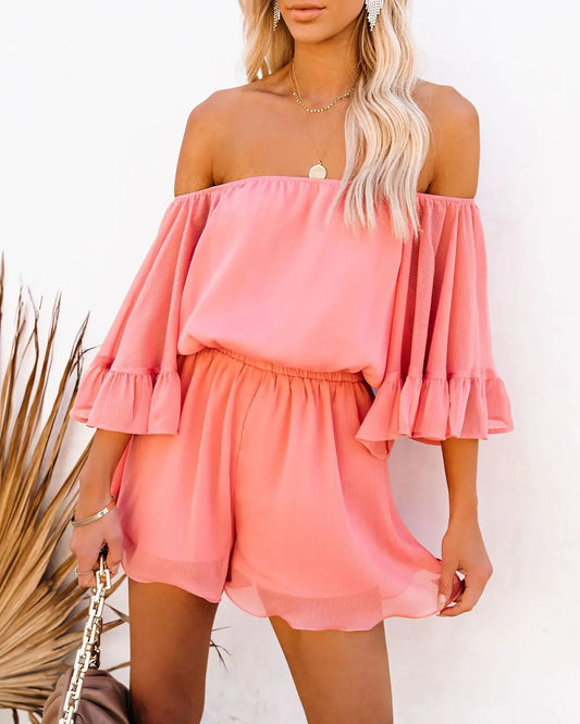 Spring/Summer Loose Shoulder Jumper