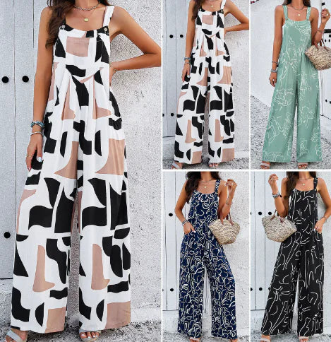 Print Square Neck Jumper