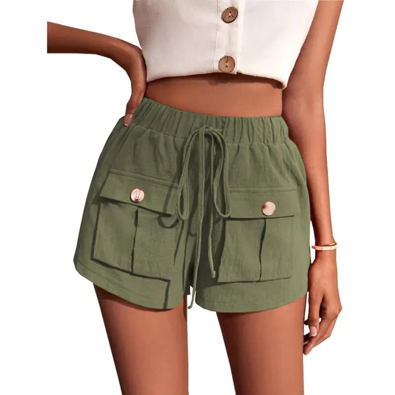 Women's Summer Loose Cargo Shorts with Pockets - Canadian902Shop