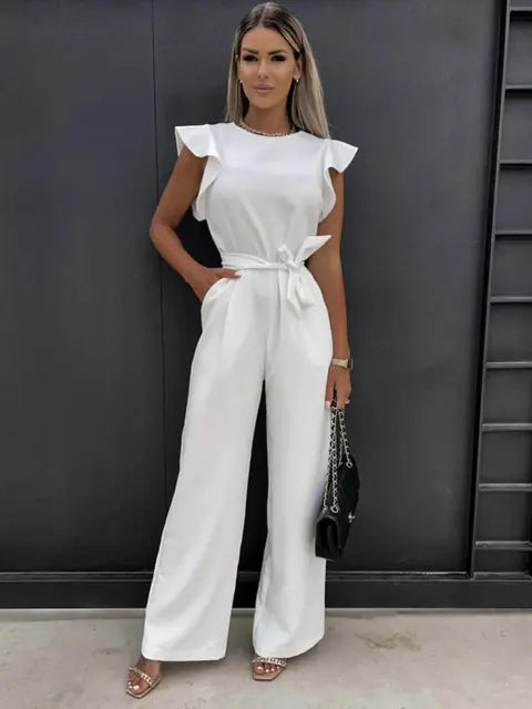 High Waist Jumper with Waist belt