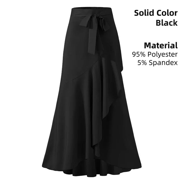 Ladies Casual Loose Ruffles Skirt - Canadian902Shop