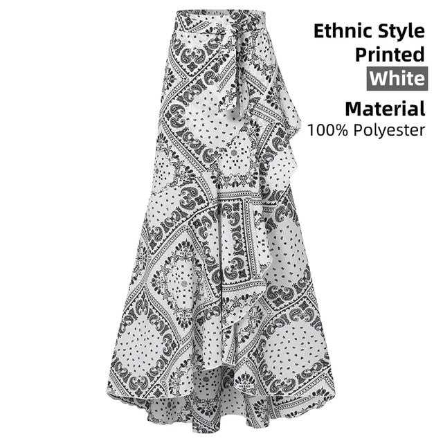 Ladies Casual Loose Ruffles Skirt - Canadian902Shop
