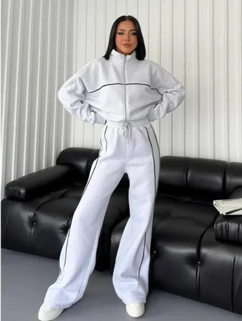Long Sleeve Cardigan & Trousers Set