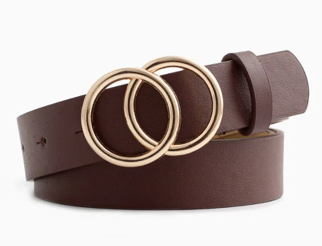 Elegance Loop: Women's Minimalist Ring Belt for Every Outfit