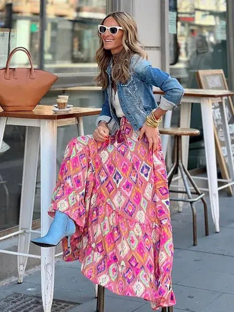 Casual All Match Boho Skirt - Canadian902Shop