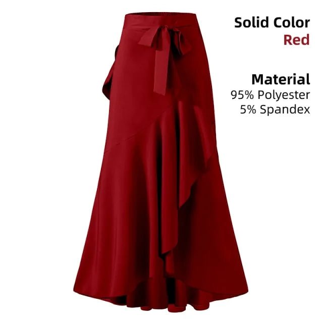 Ladies Casual Loose Ruffles Skirt - Canadian902Shop
