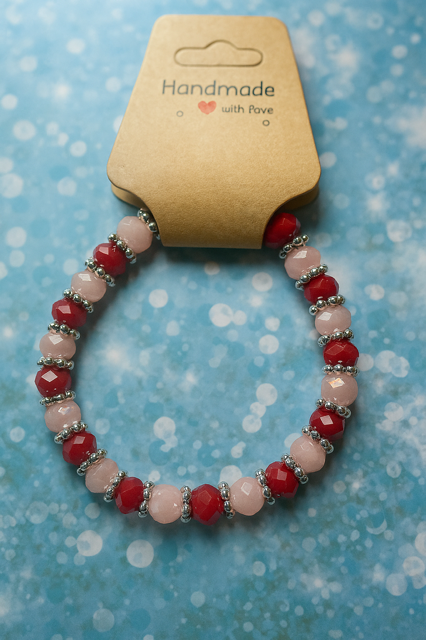 Pink and Red Bracelet